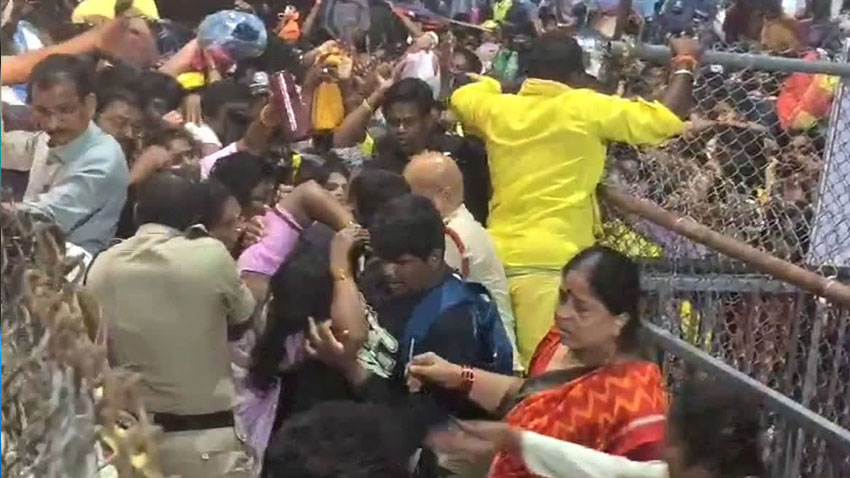 India temple stampede kills 9 What caused tragic incident Stampede at Andhra Pradesh temple kills nine. File photo