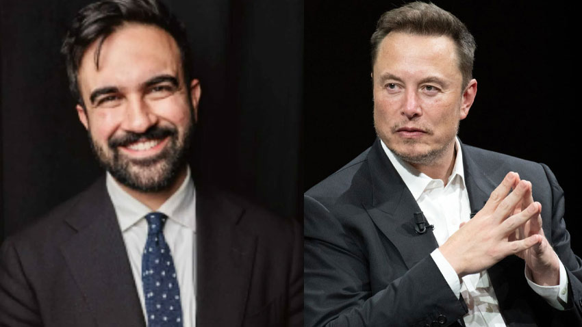 Zohran Mamdani and Elon Musk. (File photo)